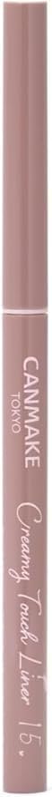 Canmake Creamy Touch Liner 15 Cappuccino Pink Eyeliner Gel Smooth Ultra Fine 1 Pack