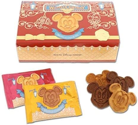 Mickey Mouse Waffle Cookies, Sweets, Disney Goods, Souvenirs, Tokyo Disney Resort Limited