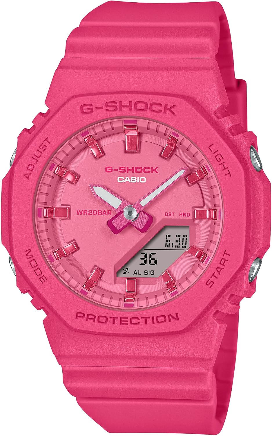 カシオーク G-SHOCK Gショック ジーショック プチサイズ レディース パワーピンク カシオ CASIO アナデジ 腕時計 ピンク GMA-P2100PP-4A ボーイズサイズ 海外モデル [並行輸入品]