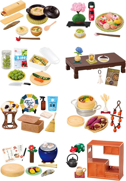 Rement Petite Sample Series, Japanese Life of Tennei's Blooming Bloom, 1 Box, H 4.5 x W 2.8 x D 2.0 inches (115 x 70 x 50 mm), PVC