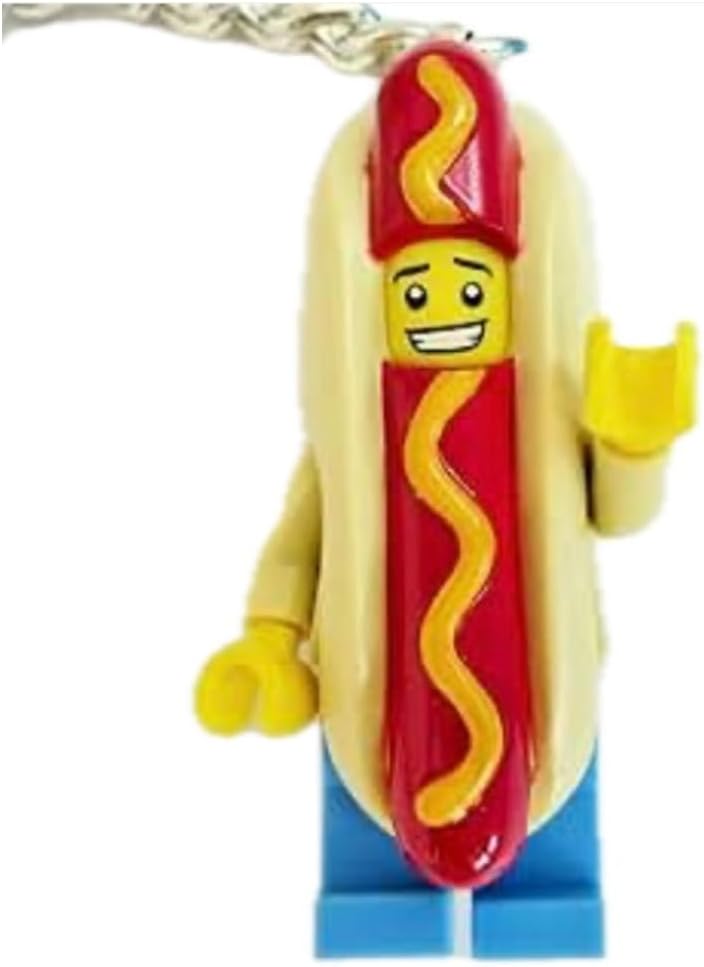 LEGO Hot Dog Guy Key Chain (853571) [並行輸入品]