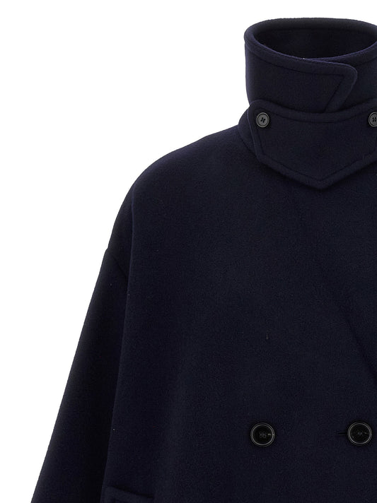 Chloe クロエ二重胸部ウールコート - Image 1