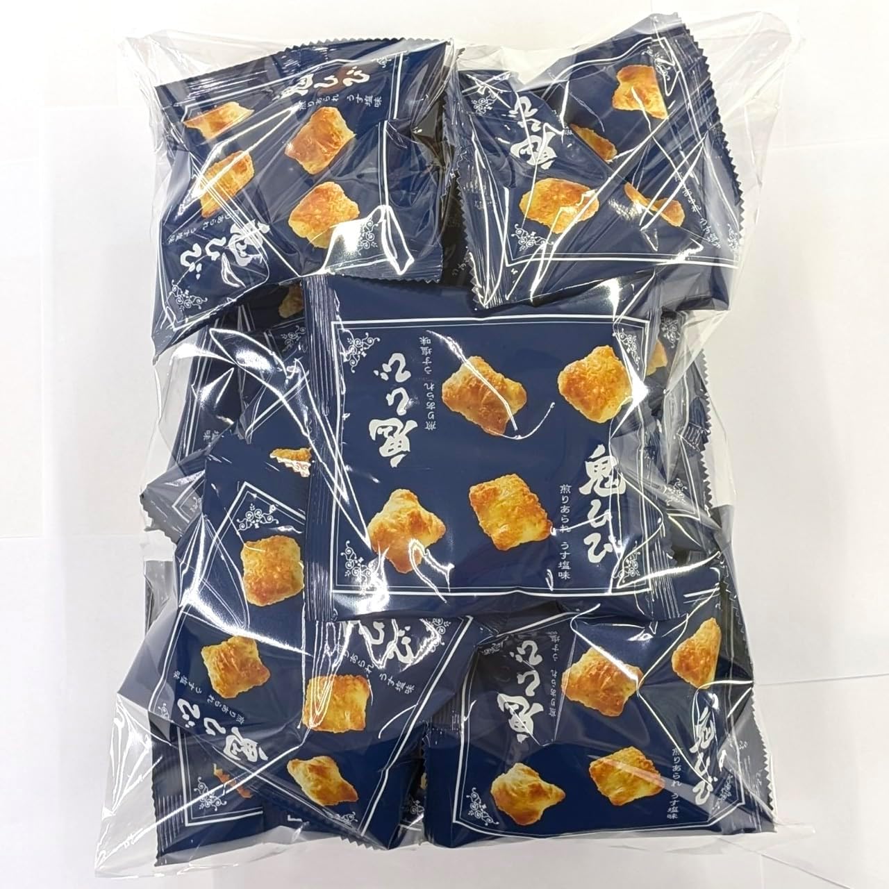 Iwatsuka Seika Demon Cracked Usu Salt Flavor, 20 Bags Set, Commercial Use, Share Pack, Large Capacity, 16.2 oz (464 g)