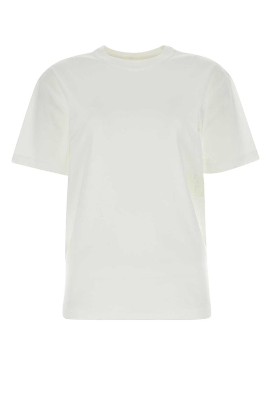 T By Alexander Wang TによるアレクサンダーワンホワイトコットンTシャツ - Image 1