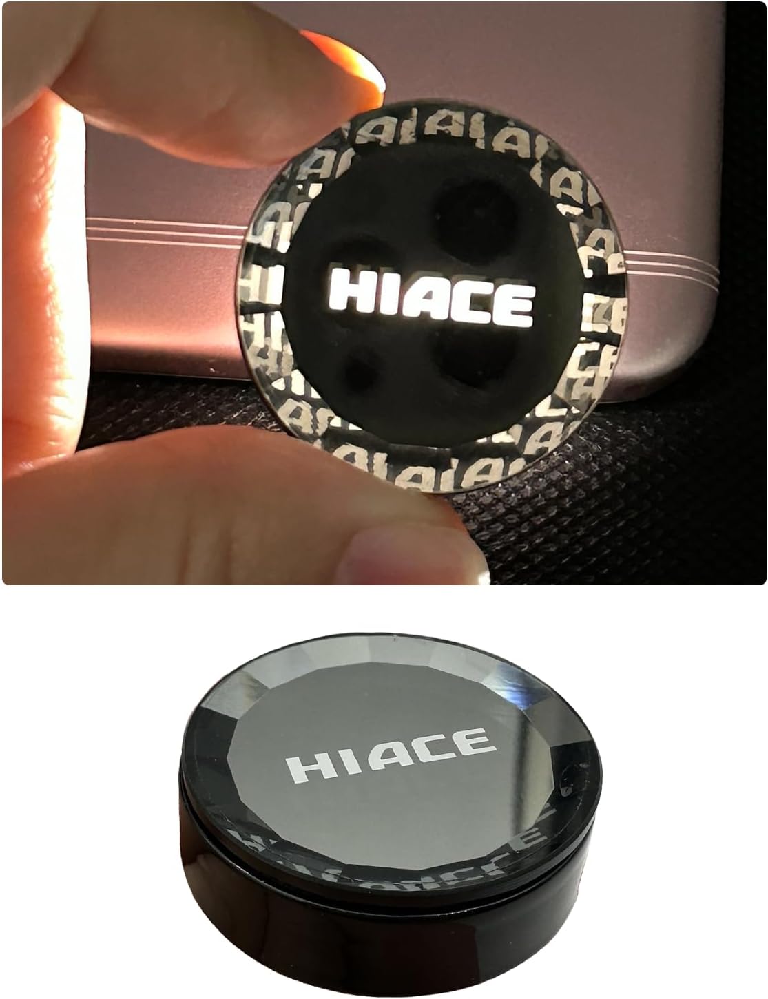 Car Engine Start Button Cover, Crystal Surface Treatment, Switch Cover, Start/Stop Ring Cover, Crystal-like Design, Car Interior Accessory, Genuine Replacement, Check Compatible Models