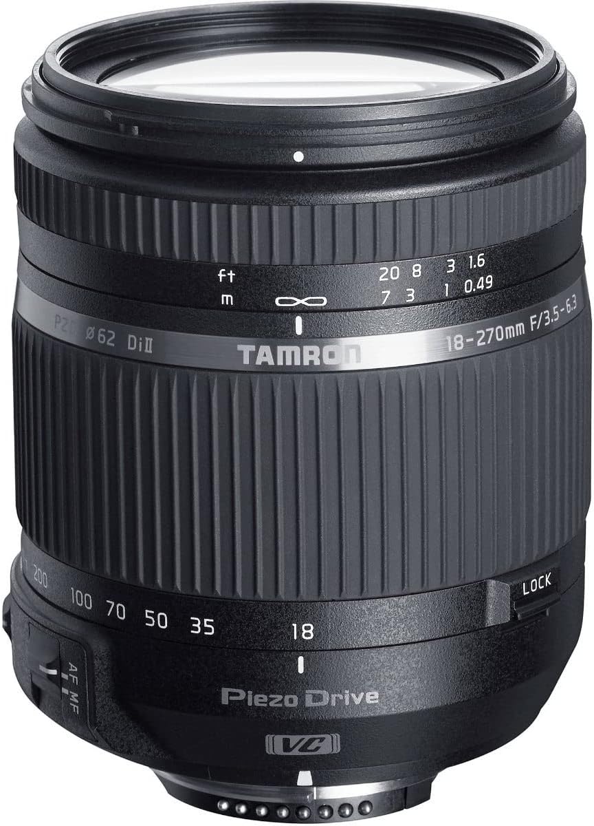 TAMRON B008TSE High Magnification Zoom Lens 18-270mm F3.5-6.3 DiII VC PZD TS for Canon APS-C Only