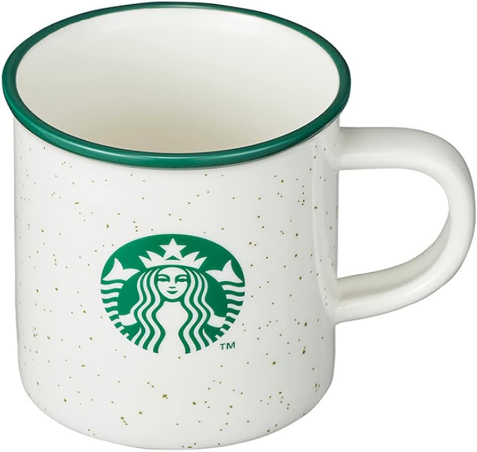 Starbucks Ceramic Dot Mug, 8.1 fl oz (237 ml), 12.0 fl oz (355 ml), Limited to Korea, Not Available in Japan, Genuine Product [Parallel Import] (8.1 fl oz (237 ml)