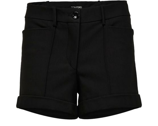 TOM FORD ストレッチ コットントリコチン製 テーラード ミニショートパンツ - Image 1