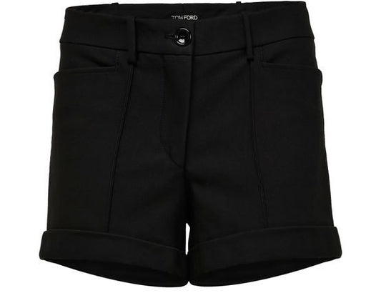 TOM FORD ストレッチ コットントリコチン製 テーラード ミニショートパンツ - Image 1