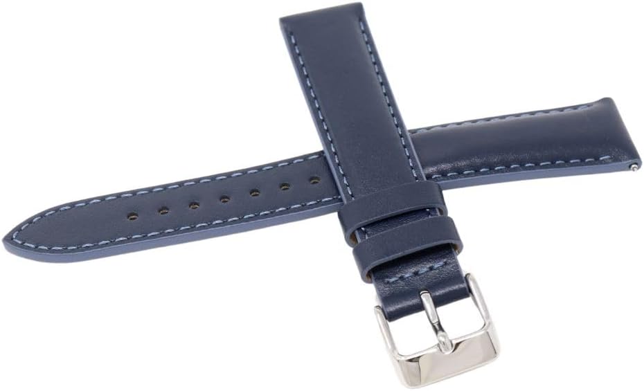 Seiko Smooth Cow Leather Band, Wristwatch, Strap, Men's Care Instructions Included, Cowhide, No Gemstone