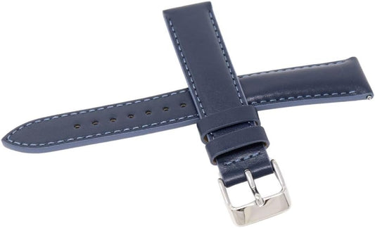 Seiko Smooth Cow Leather Band, Wristwatch, Strap, Men's Care Instructions Included, Cowhide, No Gemstone