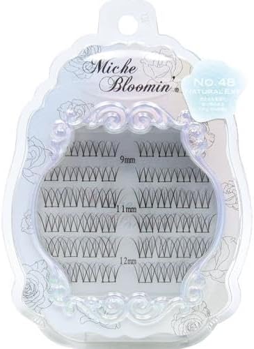 Wellness Beaute Eyelash Extensions Mish Blue Min NO.48 (Extensions), Natural, 48 Bundles