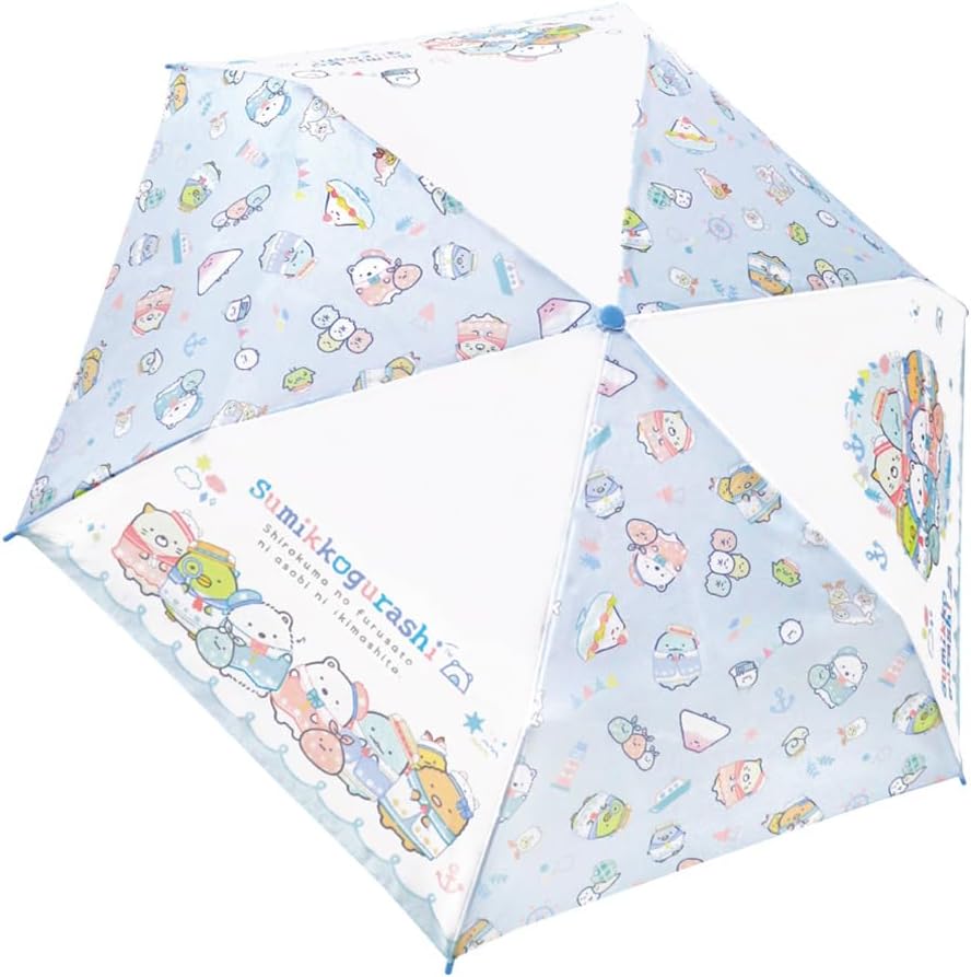 J's Planning 90480 Sumikko Gurashi Shirokuma no Furusato Folding Umbrella, 20.9 inches (53 cm)