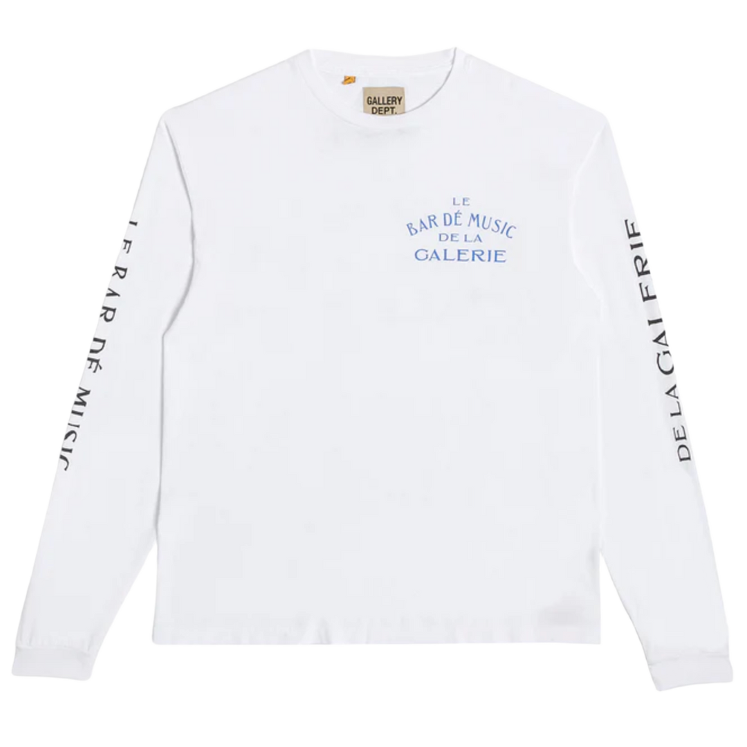 GALLERY DEPT. 'LE BAR GALERIE' WHITE LONGSLEEVE