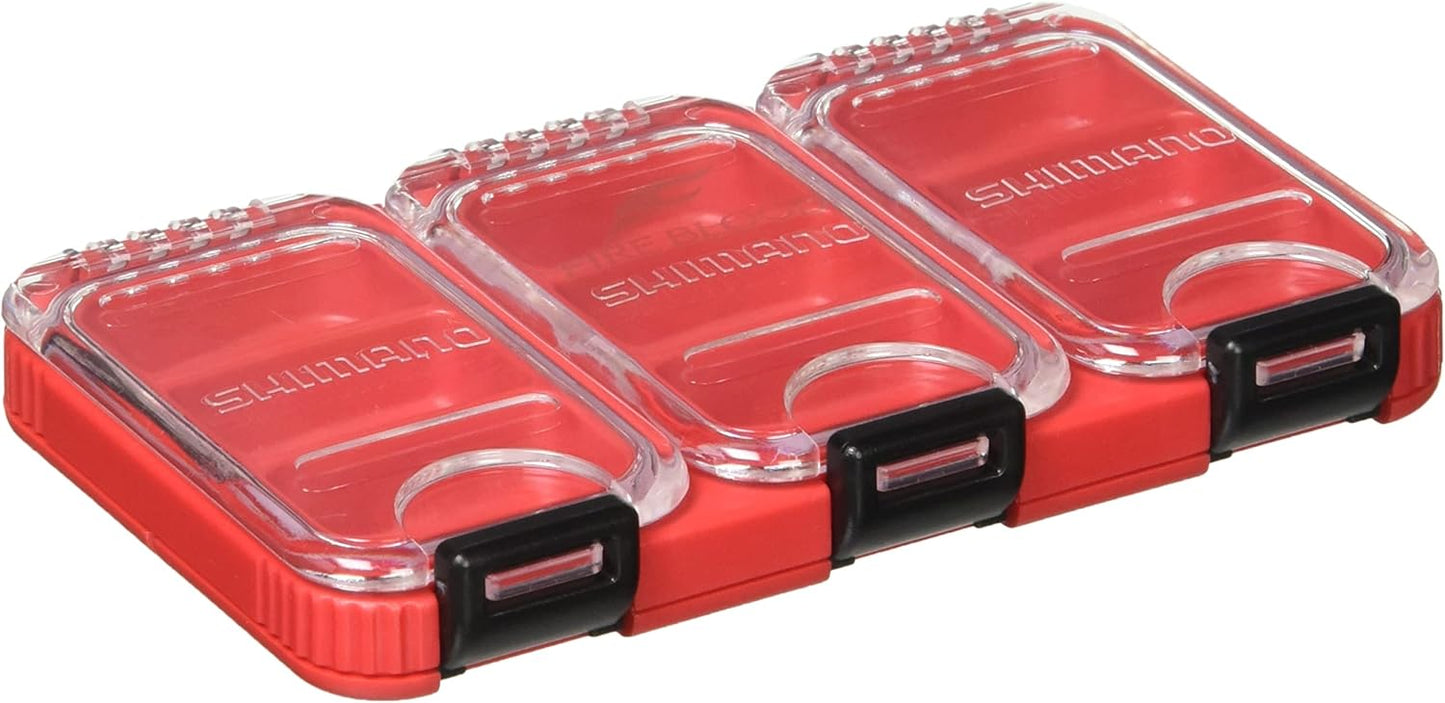シマノ(SHIMANO) スタッフケース ファイアブラッド 2コマ/3コマ レッド CS-102Q