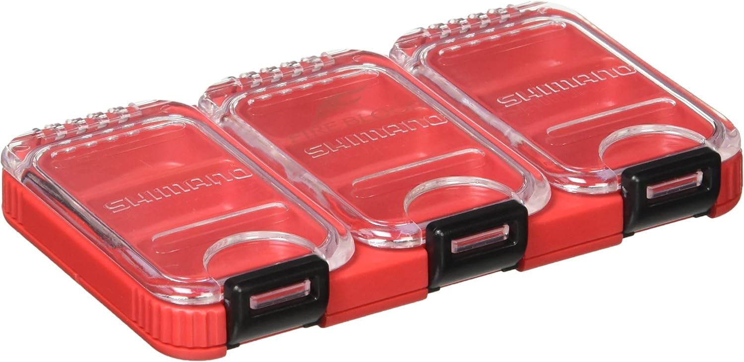 シマノ(SHIMANO) スタッフケース ファイアブラッド 2コマ/3コマ レッド CS-102Q