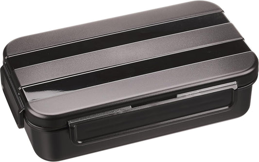 【BLKP】 Pearl Metal Bento Box, One-Tier, Made in Japan, Limited, Black, Microwave Safe, BLKP, Black, AZ-5045