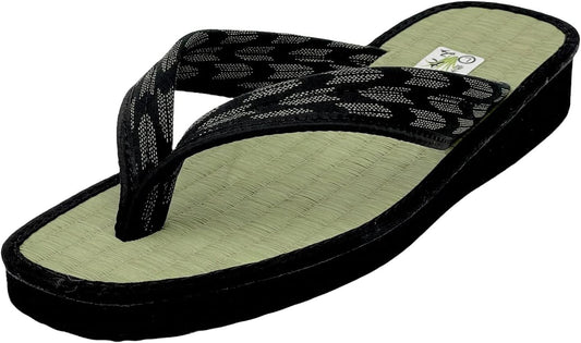 Daimei Shokai Men's Nose Strap Tatami Folding Japanese Pattern Japanese Style Sandals