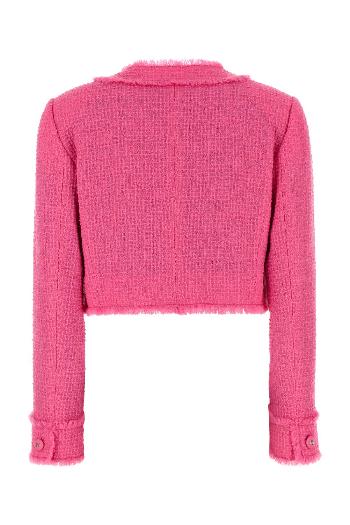 Dolce  Gabbana Dolce＆Gabbana Fuchsia Tweed Blazer - Image 1