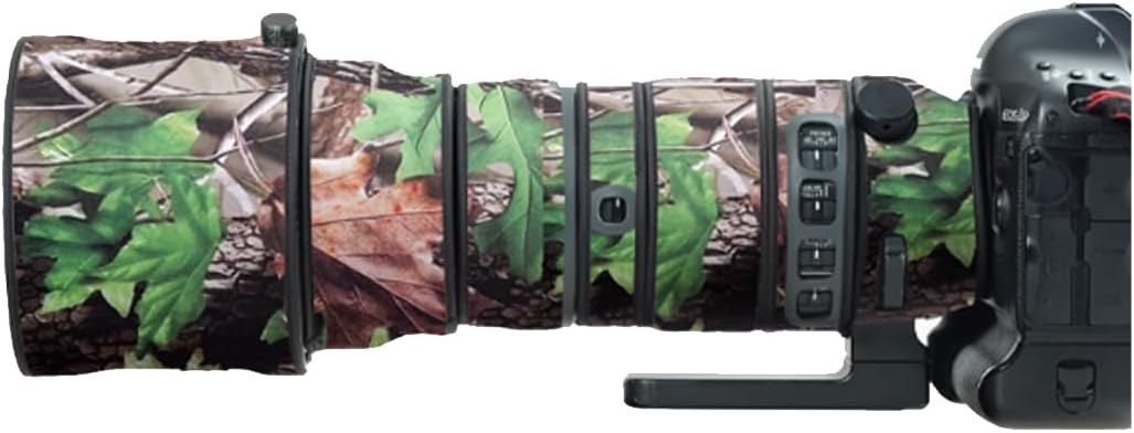 Lens Cover, Camouflage Coat for Telephoto Lens Compatible with SIGMA 150-600mm F5-6.3 DG OS Sports, Triple Layer Protection [Color Number: Aoba Camo]