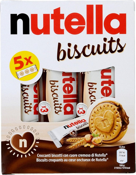 Nutella Biscuits 3 x 5 Packs (207 Grams)