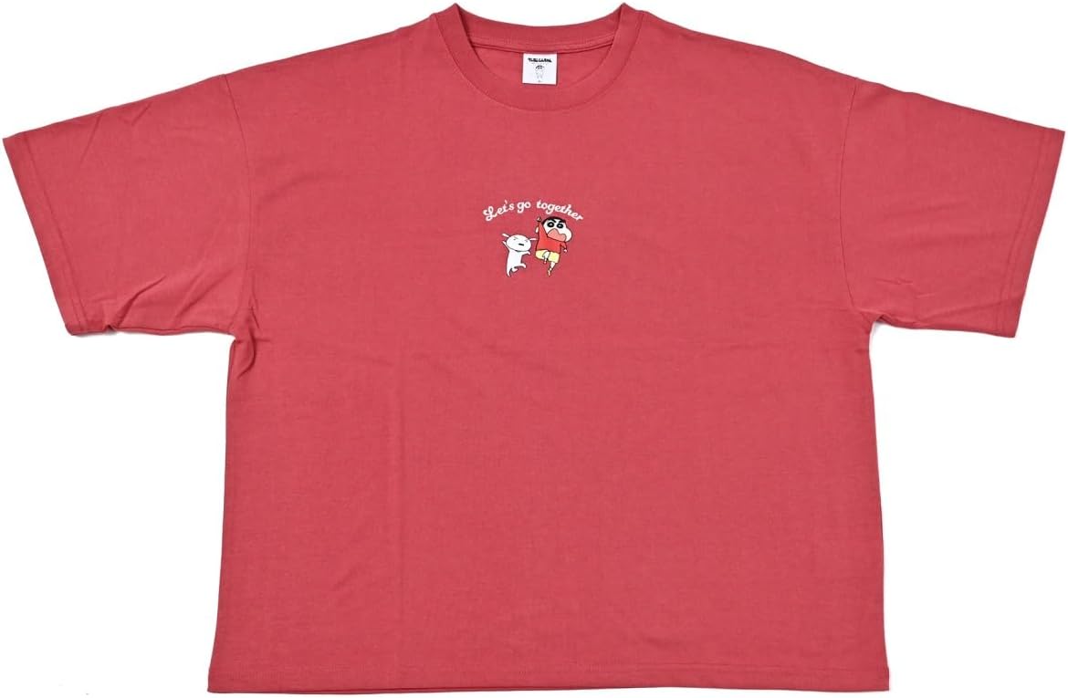 [CRAYON SHINCHAN] Tシャツ 半袖 レディース 婦人 女性 WIDE型 アニメ キャラクター グッズ