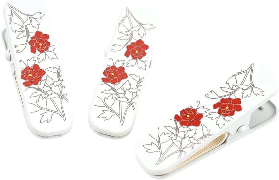 Nagomiya Kimono Clip, Large Set, Made in Japan, Kimono Clips, 3 Large, Dressing Accessories, Kimono Collar Closure, Collar Closure, Obi Knot, Temporary Fastening, Women's