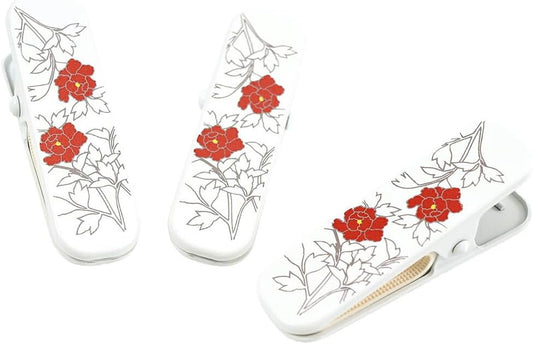 Nagomiya Kimono Clip, Large Set, Made in Japan, Kimono Clips, 3 Large, Dressing Accessories, Kimono Collar Closure, Collar Closure, Obi Knot, Temporary Fastening, Women's