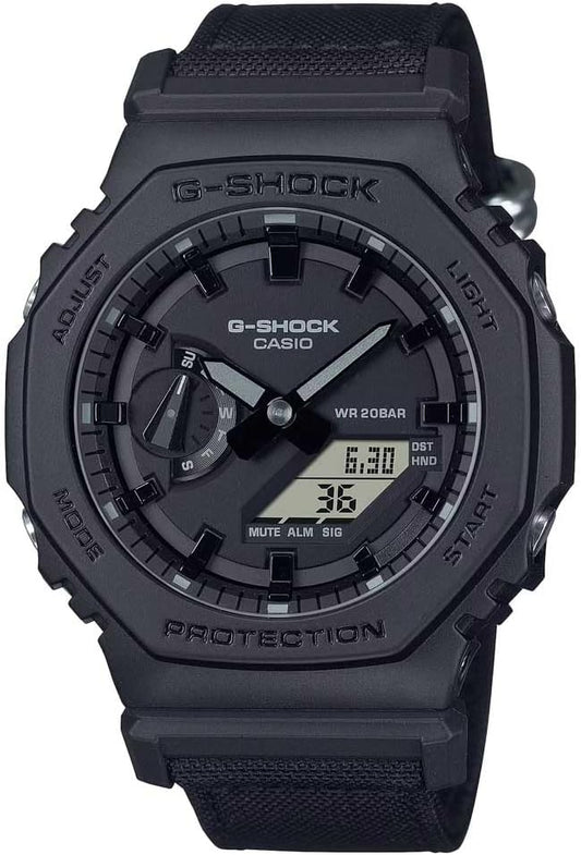 G-Shock Casio GA-2100BCE-1AER Carbon Watch Black, Black, Modern, Black, Modern
