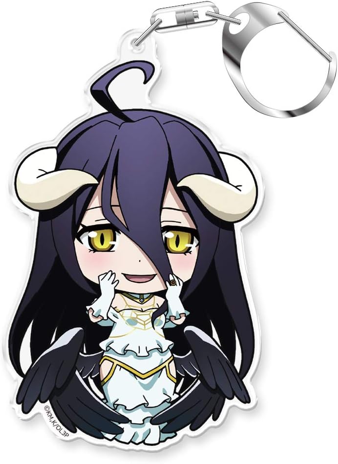 Azu Maker Overlord III Punikore! Key Chain Albedo