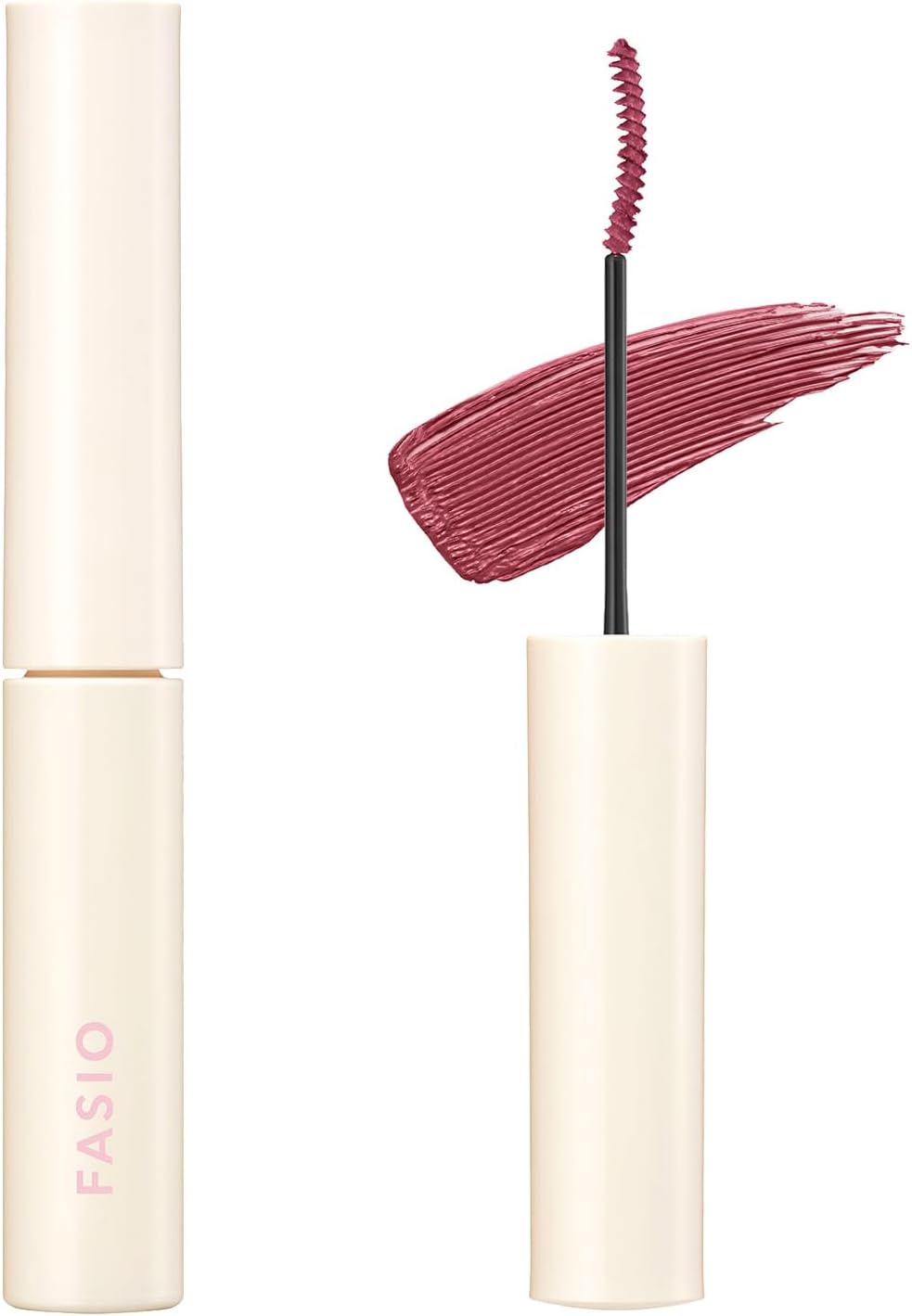 Fascio Matsupa Grade Film Mascara (Extra Fine) 102 Karen Pink, 0.2 oz (5 g), Color Mascara, Dropping with Hot Water, No Fiber