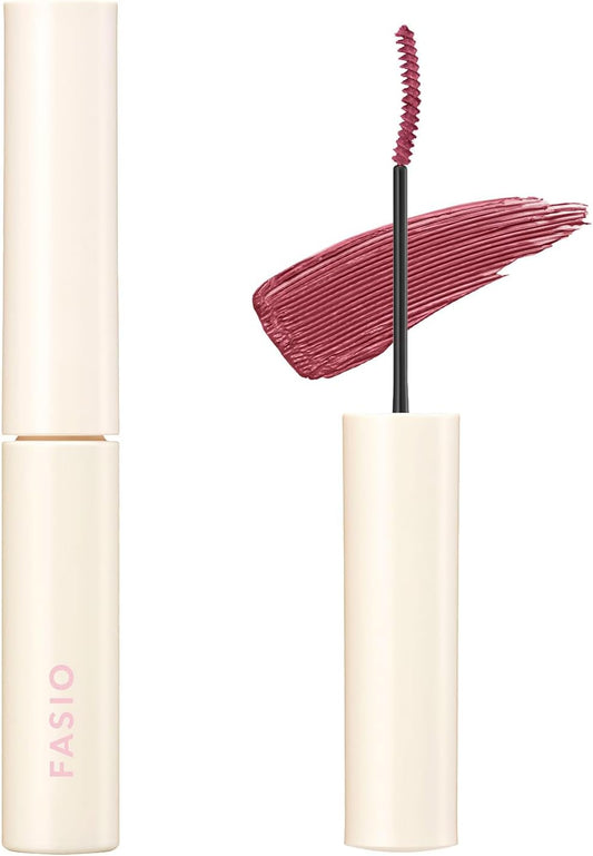 Fascio Matsupa Grade Film Mascara (Extra Fine) 102 Karen Pink, 0.2 oz (5 g), Color Mascara, Dropping with Hot Water, No Fiber