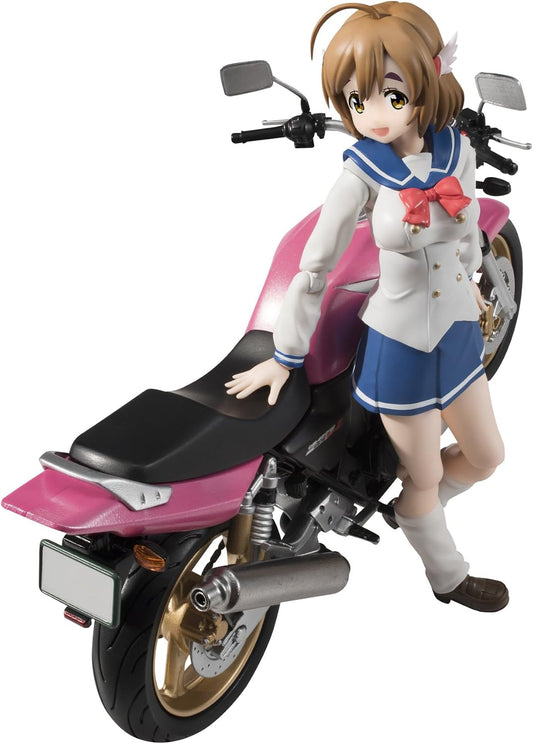 TAMASHII NATIONS S.H.フィギュアーツ ばくおん!! 佐倉羽音(制服)&CB400 SUPER FOUR 約135mm PVC&ABS製 塗装済み可動フィギュア