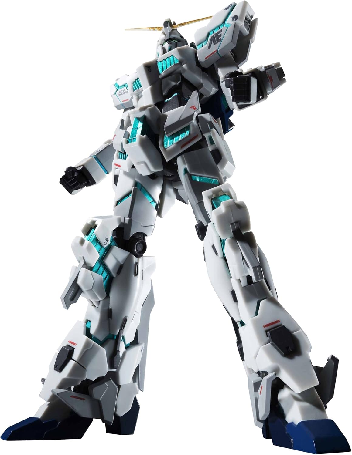 THE ROBOT SPIRITS Mobile Suit Gundam UC Side MS Unicorn Gundam, Awakened Mode, Real Marking Version, Approx. 5.5 inches (140 mm), ABS & PVC, Painted Articulated Figurine