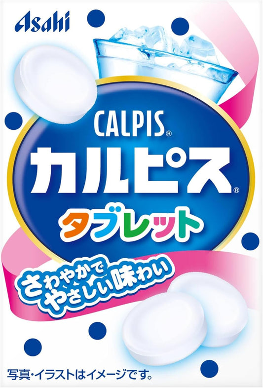 Asahi Group Food Calpis Tablet (Small Box), 18 Tablets (0.9 oz (27 g)