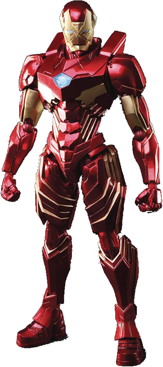 Marvel Universe Valiant Bling Arts APR208845 Designed By Tetsuya Nomura Iron Man, PVC Pre-painted Action Figure