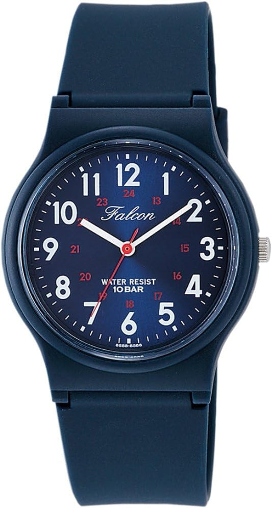 Citizen Q&Q VP46 Series 1 Analog Watch, Waterproof, Urethane Strap, all navy, 1 piece