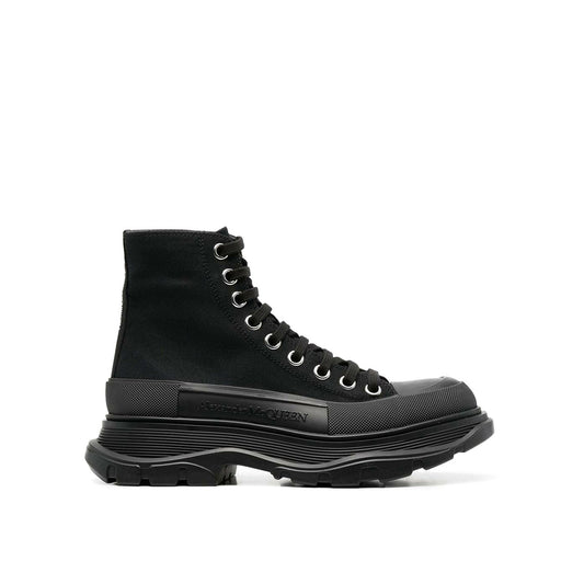 Alexander Mcqueen アレクサンダーマックイーントレッドスリックハイトップスニーカー - Image 1