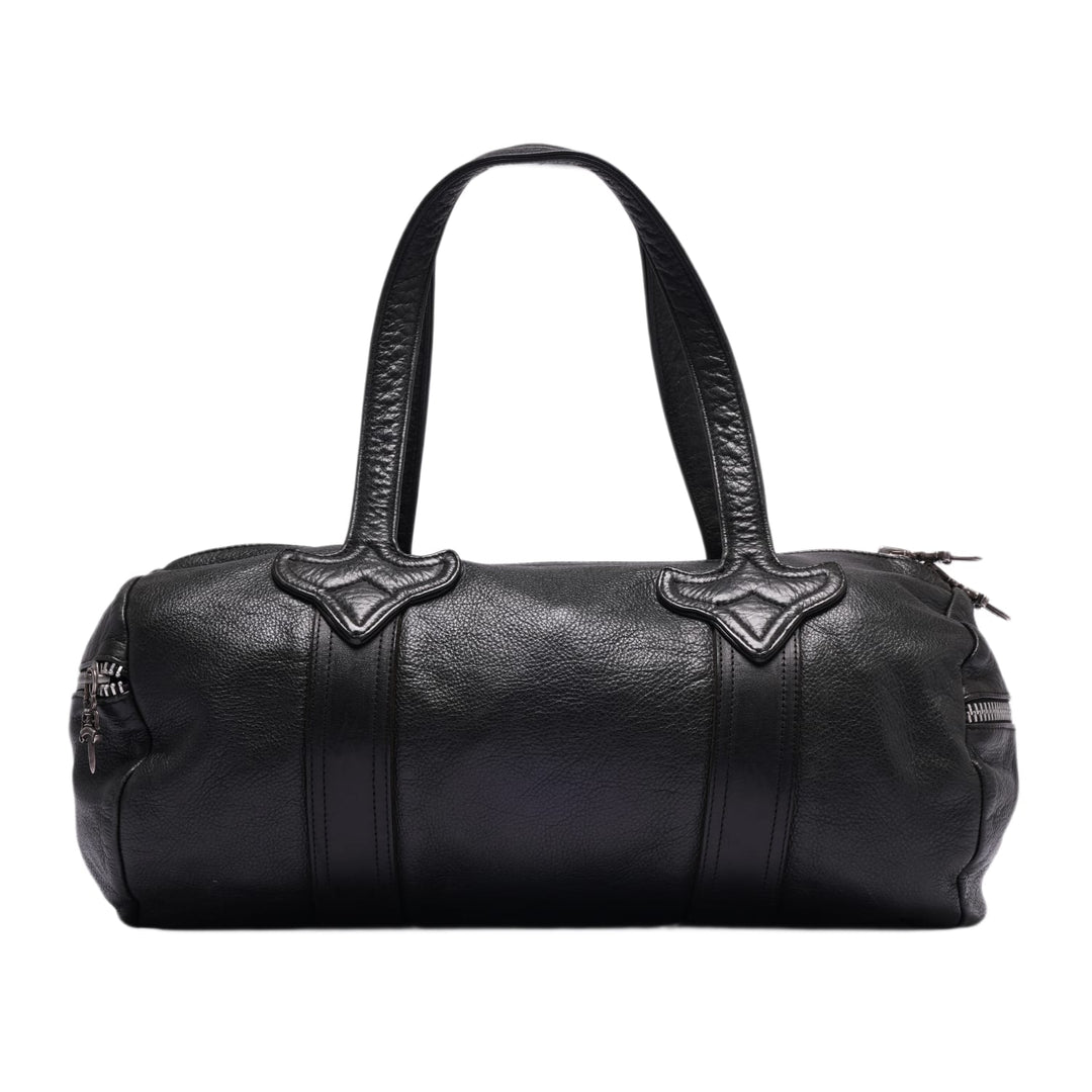 CHROME HEARTS 'BLACK' DUFFLE ZIP BAG