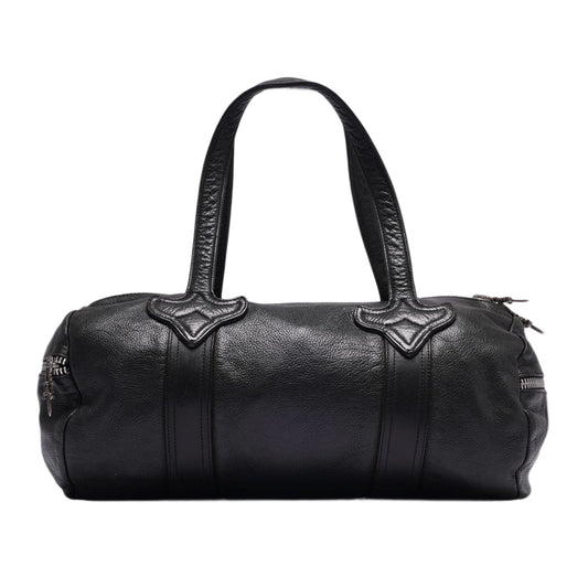 CHROME HEARTS 'BLACK' DUFFLE ZIP BAG