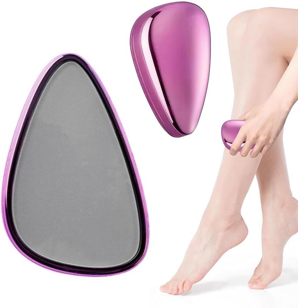 Epilator, Simple Rubbing, Painless, Small, Lightweight, Crystal Hair Eraser, Exfoliating, Home Use, Physics, Reduces Speed, Light Beauty Device, Easy to Clean, Reusable Unisex, Home Use, Business