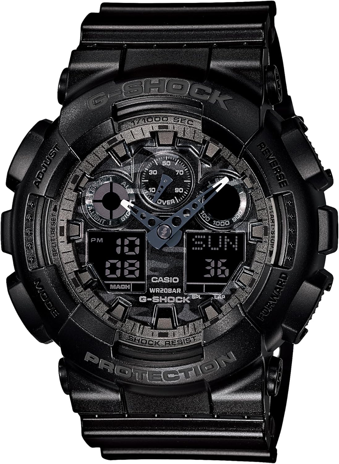 CASIO G-SHOCK CAMOUFLAGE DIAL SERIES (GA-100CF-1AJF) MENS WRISTWATCH