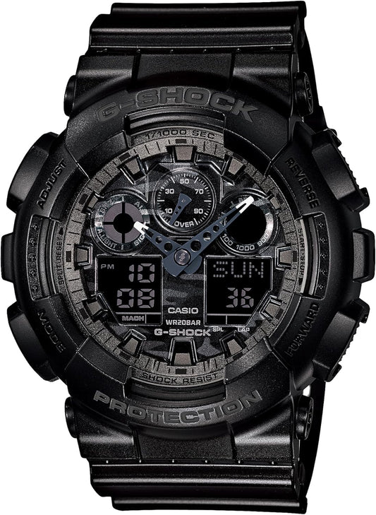 CASIO G-SHOCK CAMOUFLAGE DIAL SERIES (GA-100CF-1AJF) MENS WRISTWATCH