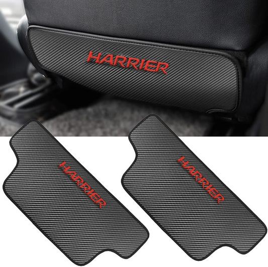 Kayafar Toyota Harrier 80 Series Kick Guard, Harrier Seat Back Mat, Rear Seat Protector, Stain Prevention, Kick Prevention, Embroidery, HARRIER Logo, Seat Back Protector, HARRIER Interior Parts,
