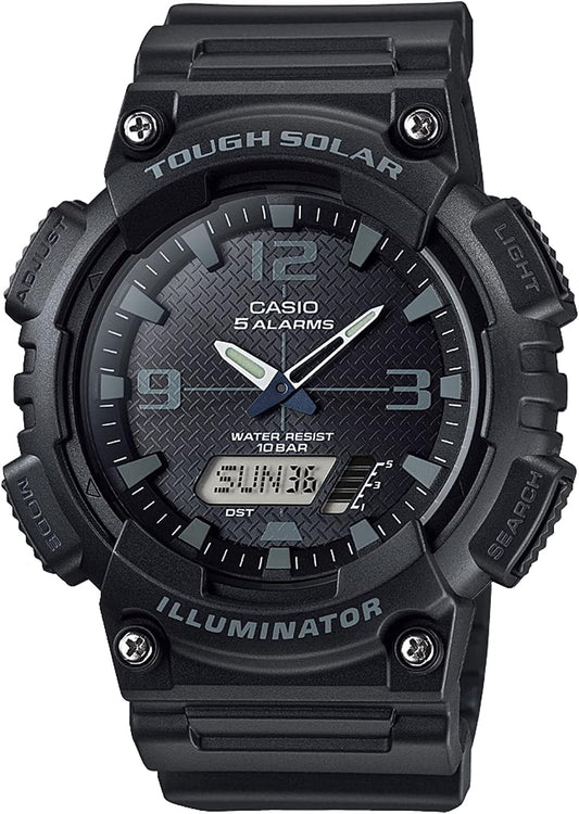 Casio AQ-S810 Watch, Casio Collection, Black