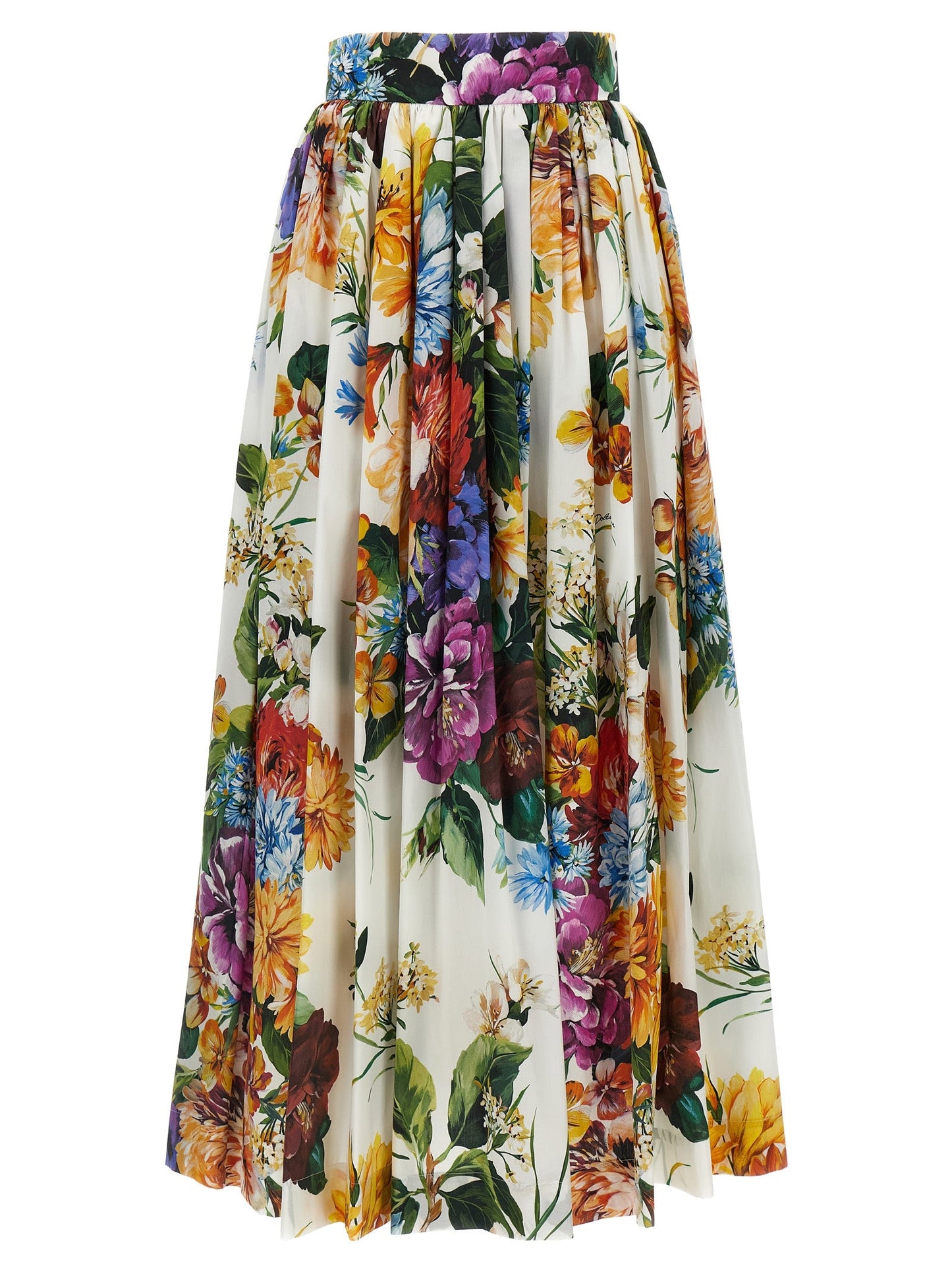 Dolce  Gabbana ドルチェ＆ガッバーナ「ブーケ」プリントスカート - Image 1