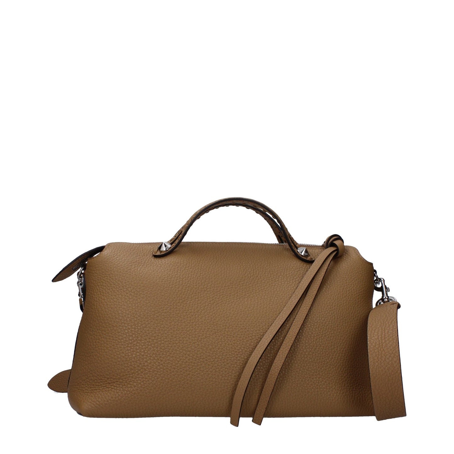 Fendi 女性の革のベージュ/革によるフェンディハンドバッグ - Image 1