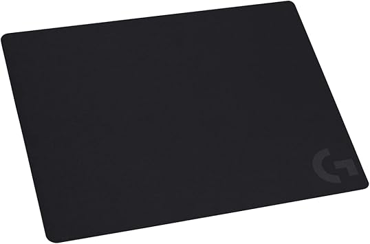 Logicool G G240 Gaming Mouse Pad, Cloth Surface, Standard-Size 13.4 x 11.4 x 0.04-inch (340 x 280 x 1 mm) Mouse Pad, G240f Authentic Product,