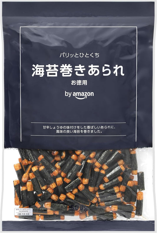 By Seaweed Rolls, 17.6 oz (500 g), Value Pack, Large Capacity, With Zipper