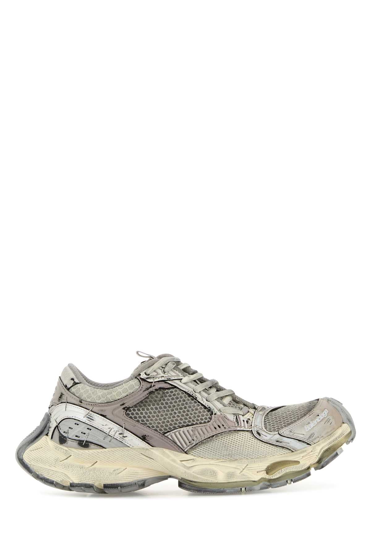 Balenciaga Multicolor Synthetic LeatherとMesh Stapler Sneakers - Image 1